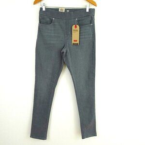 Levi's Shaping Leggings Pants Size 8 Gray Stretch Pull On